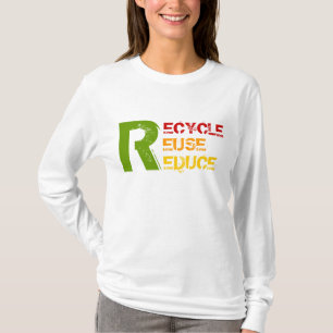 リサイクル、再利用、減らTシャツ Tシャツ