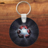 リサイクル(宇宙) キーホルダー (正面)