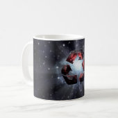 リサイクル(宇宙) コーヒーマグカップ (正面左)