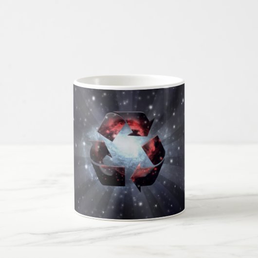 リサイクル(宇宙) コーヒーマグカップ (中央)