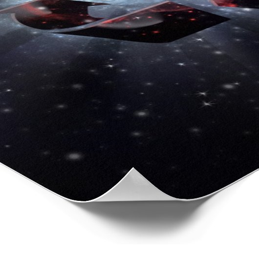 リサイクル(宇宙) ポスター (角)