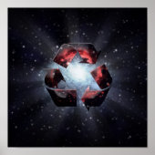 リサイクル(宇宙) ポスター (正面)