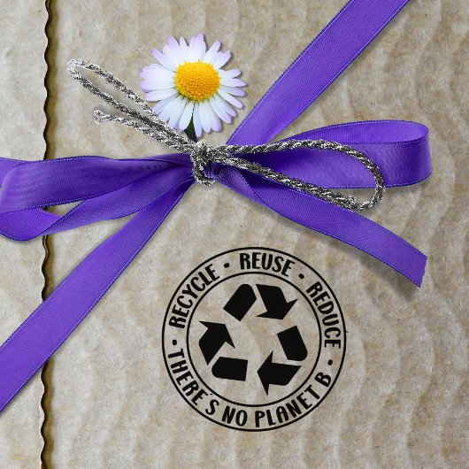 リサイクル、惑星Bはない。 ラバースタンプ