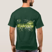 リサイクル - 純白の根 Tシャツ (裏面)