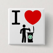 リサイクル 缶バッジ (正面)