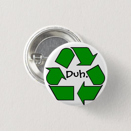 リサイクル 缶バッジ (正面&裏面)