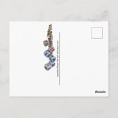 リサイクル,転用,更新,再利用,回収感謝してい, ポストカード (裏面)