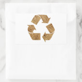 リサイクル 長方形シール (バッグ)
