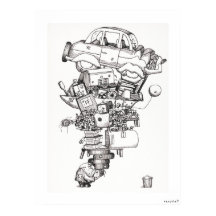 リサイクル(1970)ヴィンテージ 図解入りの、写真付きの