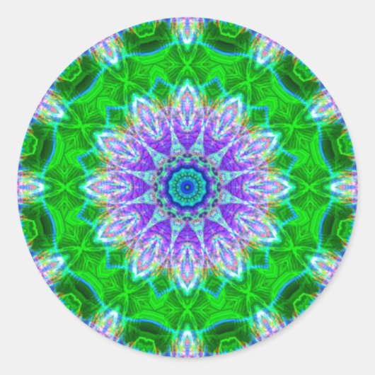 リサイクル#8ステッカー ラウンドシール (正面)