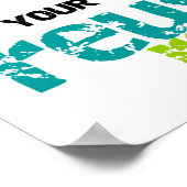 リサイクルTシャツとギフトを自分で作る ポスター (角)