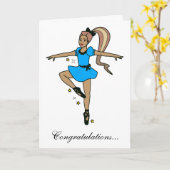 リサイタルおめでとう! カード (黄色い花)