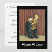 リサイタル招待状トゥバ 招待状 (正面/裏面)