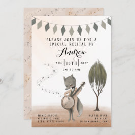 リサイタル招待状 招待状