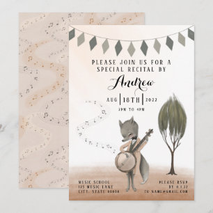 リサイタル招待状 招待状