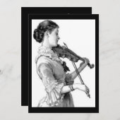 リサイタル 招待状 (正面/裏面)