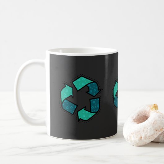 リサイ学クジングについて – Earth Day コーヒーマグカップ (ドーナツ)