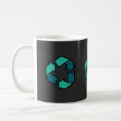 リサイ学クジングについて – Earth Day コーヒーマグカップ (左)