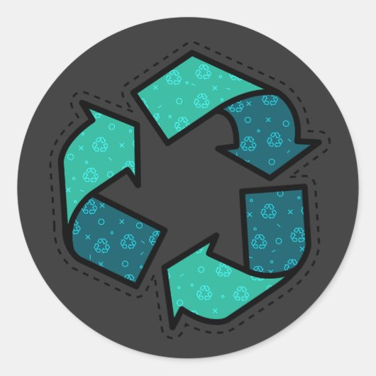リサイ学クジングについて – Earth Day ラウンドシール (正面)
