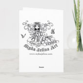 リサゴシックハロウィーン魔女カード カード (裏面)