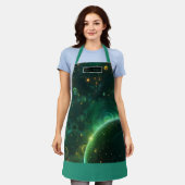 リサラカスケード エプロン (着用した状態)