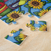 リサロレンツ著プロバンスのパズルの味 ジグソーパズル (側面)