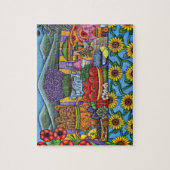 リサロレンツ著プロバンスのパズルの味 ジグソーパズル (縦)