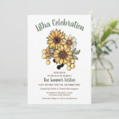 リサ サマー ソルスティス ヒマワリ ハチミツの巣 招待状 (スタンド正面)