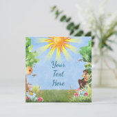 リサ サマー ソルスティス 太陽のグリーティング カード (スタンド正面)