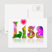 リサ ポストカード (正面/裏面)