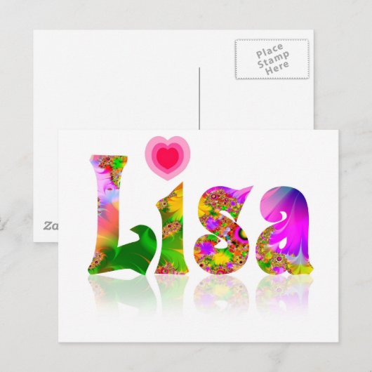 リサ ポストカード (正面/裏面)