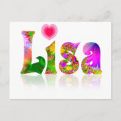 リサ ポストカード (正面)