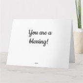 リサ 誕生日おめでとう カード (裏面)