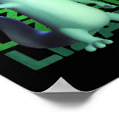 リザおもしろいードミーム動物の女性男性 ポスター (角)