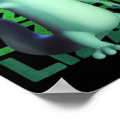 リザおもしろいードミーム動物の女性男性 ポスター (角)