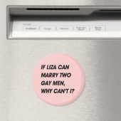 リザもしは2人のゲイの男性と結婚できる、なぜ私はできない マグネット (インサイチュ (食洗機))