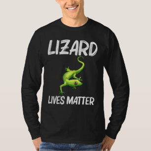 リザカッコいいード女子男性へゲッコ・グリーン爬虫類アニメーション Tシャツ