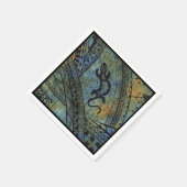 リザードろうけつ染め スタンダードカクテルナプキン (角)