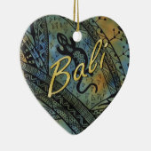 リザードろうけつ染め セラミックオーナメント (右)