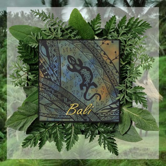 リザードろうけつ染め 招待状