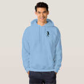 リザードアートフード付きスウェットシャツジャケットウィメンズリザードフード付きスウェットシャツ パーカ (正面フル)