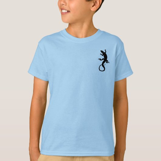 リザードアートフード付きスウェットシャツジャケットキッズリザードフード付きスウェットシャツ Tシャツ (正面)