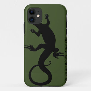リザードアートiPhone 5ケースパーソナライズドレトロ爬虫類 iPhone 11 ケース