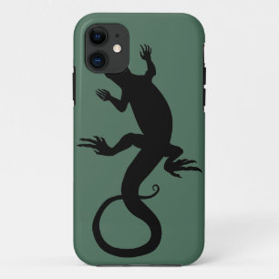リザードアートIPhone 5ケースヴィンテージ爬虫類アート iPhone 11 ケース