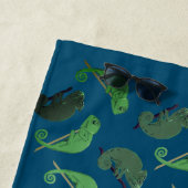 リザードカメレオンズアート  ビーチタオル (インサイチュ)