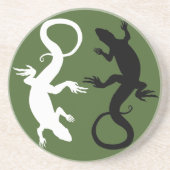 リザードコースター爬虫類芸術コースターLizardギフト コースター (正面)
