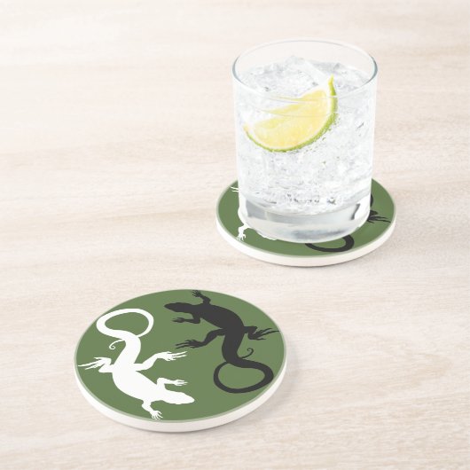 リザードコースター爬虫類芸術コースターLizardギフト コースター (側面)