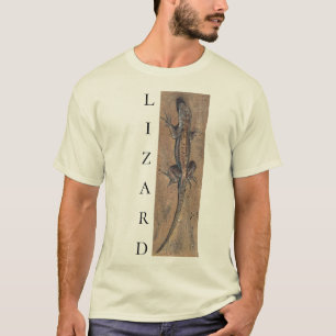 リザードサンドタンサウスウエストアニマル垂直デザイン Tシャツ