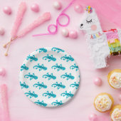 リザードジェッコクリップアートイラストレーション ペーパープレート (パーティー)