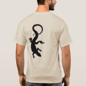 リザードスポーツジャケットメンズリザードアートトラックジャケット Tシャツ (裏面)